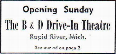 B & D Drive-In Theatre - B D Teaser From Andrew Wilson (newer photo)